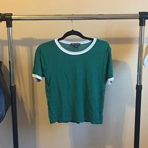 Green t-shirt